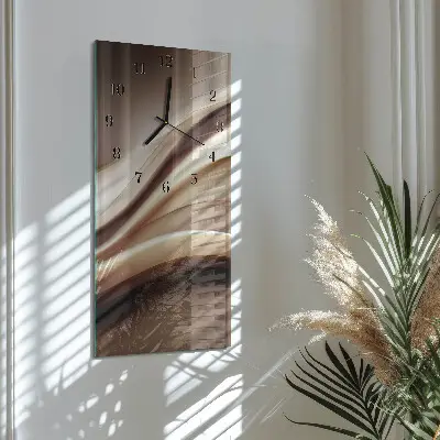 Horloge verticale en verre Modèle