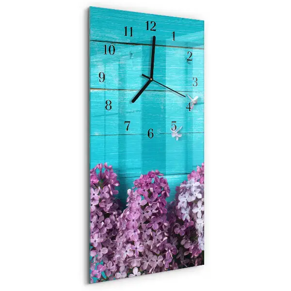 Horloge verticale en verre Arbre