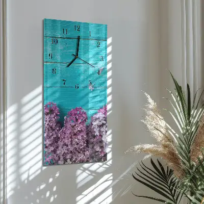 Horloge verticale en verre Arbre