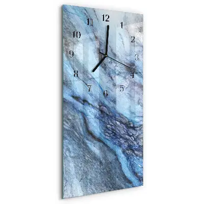 Horloge verticale en verre Pierre