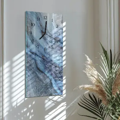 Horloge verticale en verre Pierre