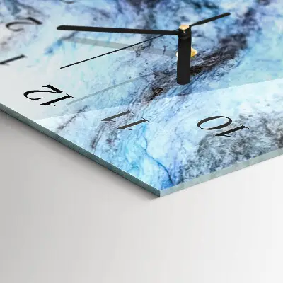 Horloge verticale en verre Pierre