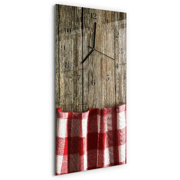 Horloge verticale en verre Tableau