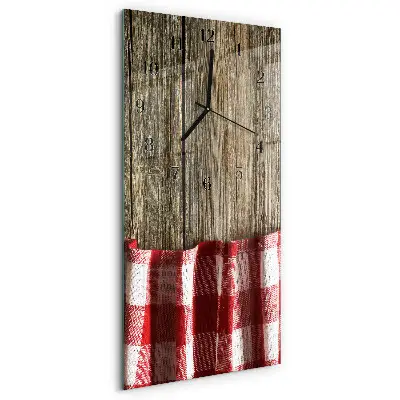 Horloge verticale en verre Tableau