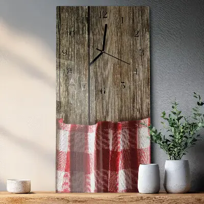 Horloge verticale en verre Tableau