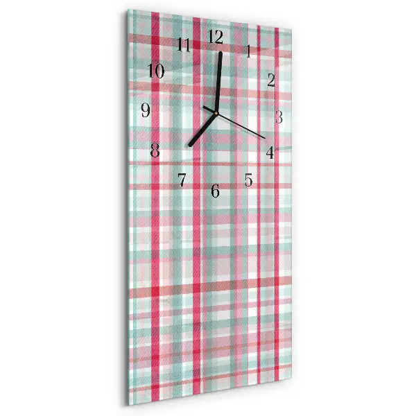 Horloge verticale en verre Filet