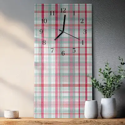 Horloge verticale en verre Filet