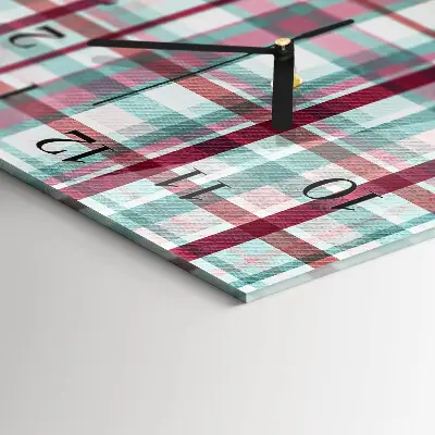Horloge verticale en verre Filet