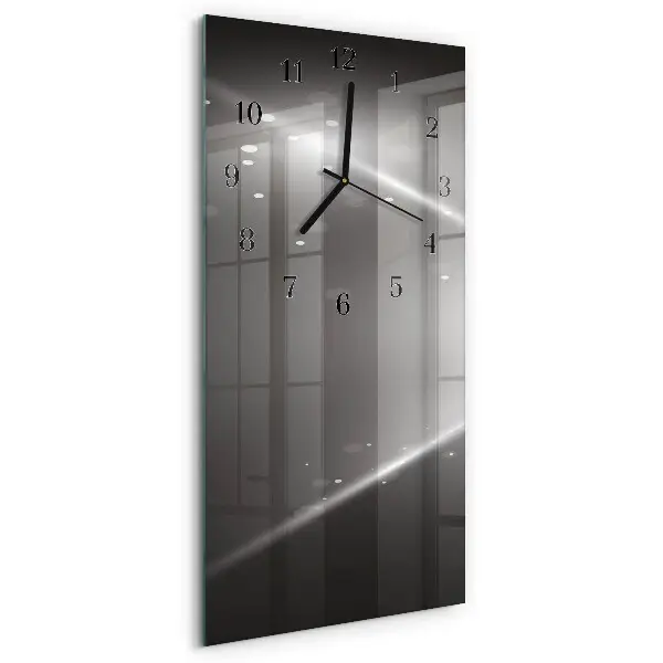 Horloge verticale en verre Modèle