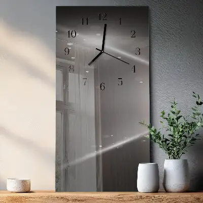 Horloge verticale en verre Modèle