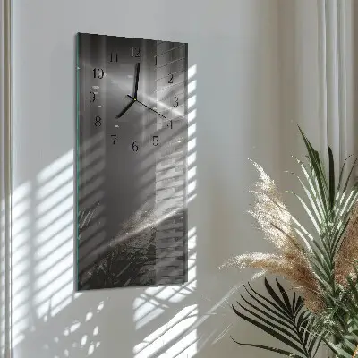 Horloge verticale en verre Modèle