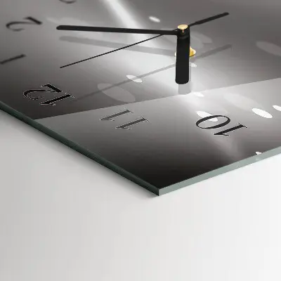 Horloge verticale en verre Modèle