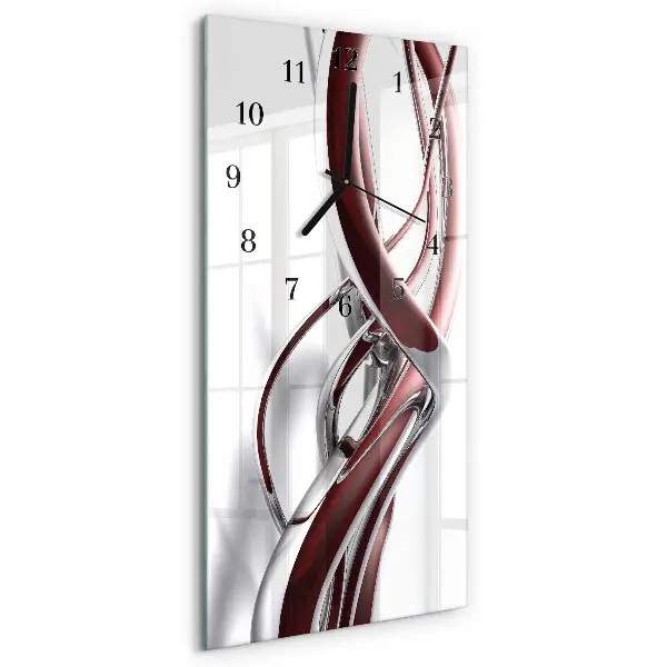 Horloge verticale en verre Modèle
