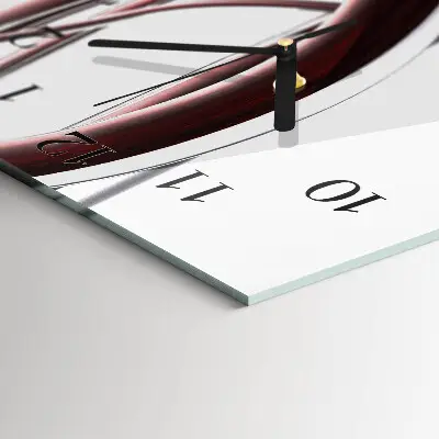Horloge verticale en verre Modèle