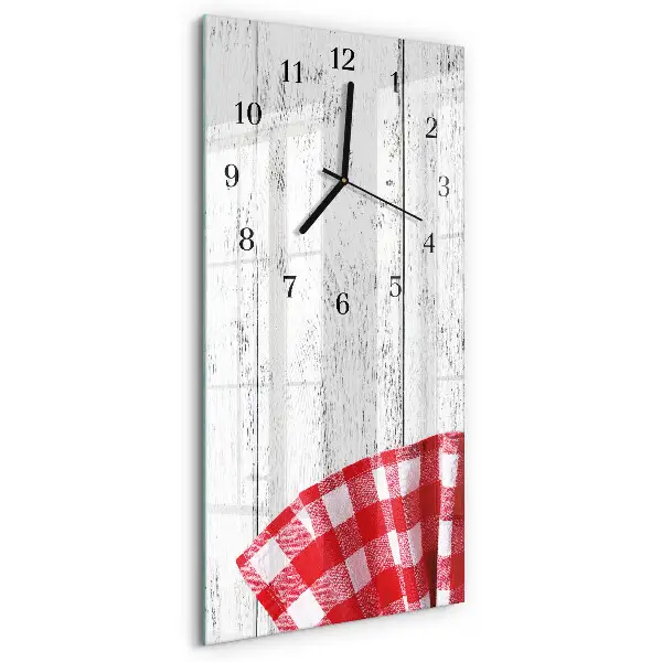 Horloge verticale en verre Modèle