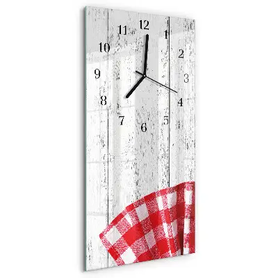 Horloge verticale en verre Modèle