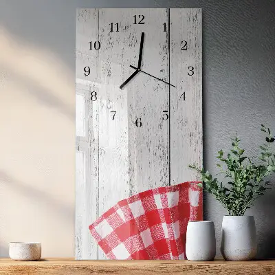 Horloge verticale en verre Modèle