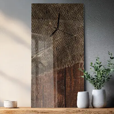 Horloge verticale en verre Modèle