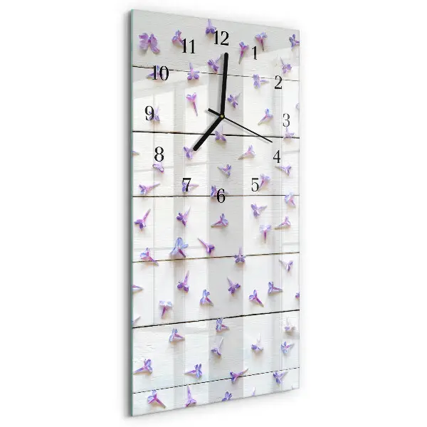 Horloge verticale en verre Modèle