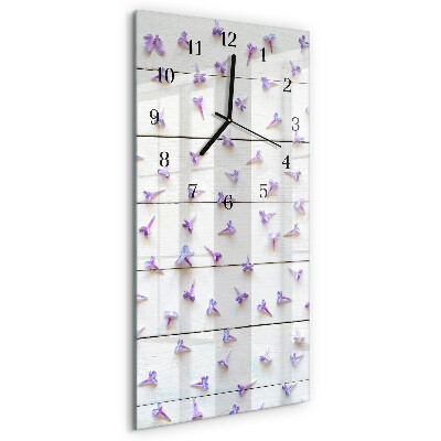 Horloge verticale en verre Modèle