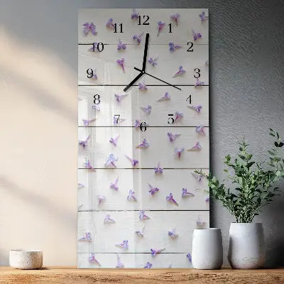 Horloge verticale en verre Modèle