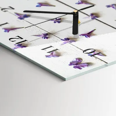 Horloge verticale en verre Modèle