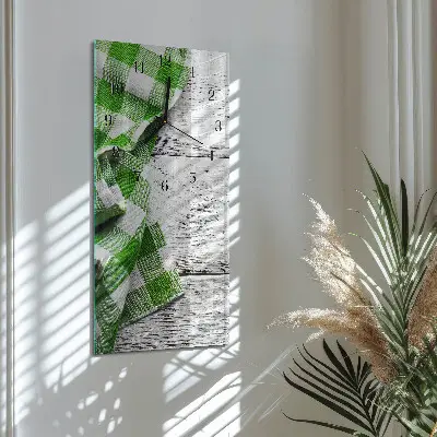 Horloge verticale en verre Modèle