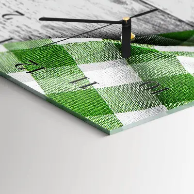 Horloge verticale en verre Modèle