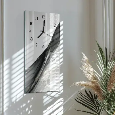 Horloge verticale en verre Modèle