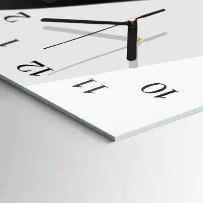 Horloge verticale en verre Modèle
