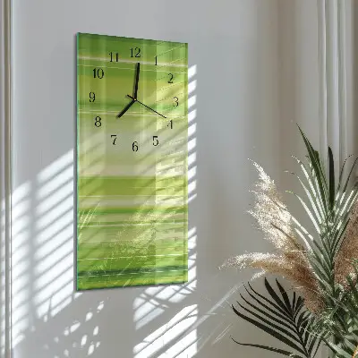 Horloge verticale en verre Modèle