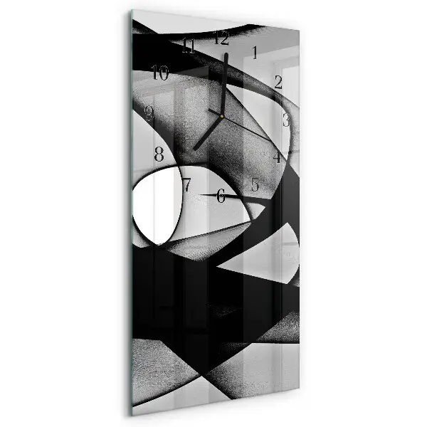Horloge verticale en verre Modèle