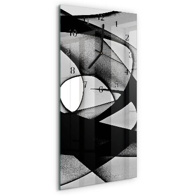 Horloge verticale en verre Modèle