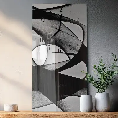 Horloge verticale en verre Modèle