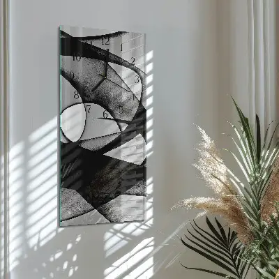Horloge verticale en verre Modèle