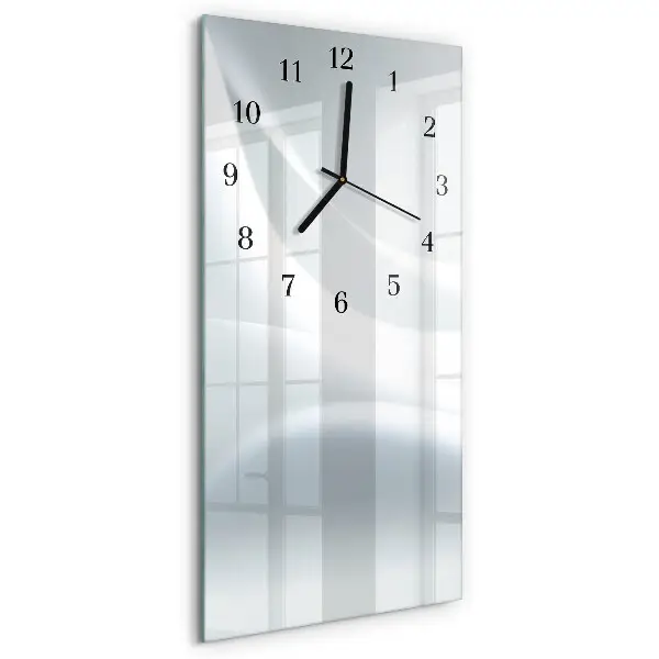 Horloge verticale en verre Modèle