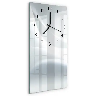 Horloge verticale en verre Modèle