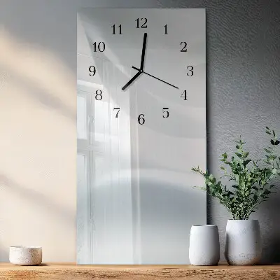 Horloge verticale en verre Modèle