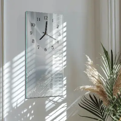 Horloge verticale en verre Modèle
