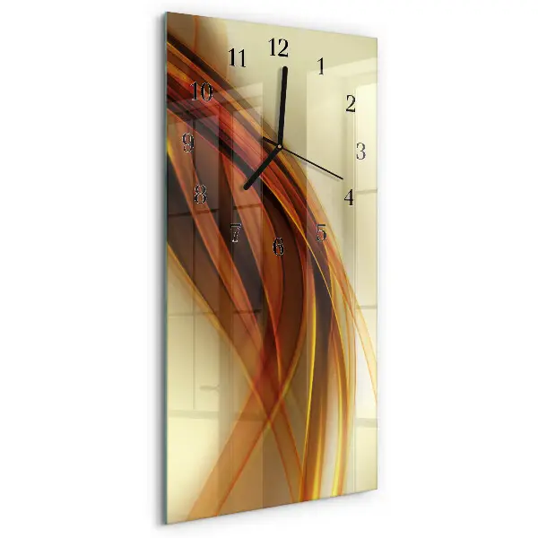 Horloge verticale en verre Modèle
