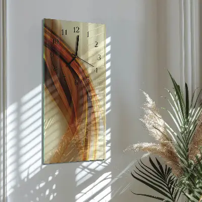 Horloge verticale en verre Modèle