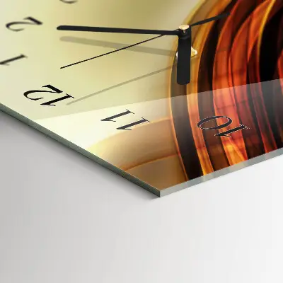 Horloge verticale en verre Modèle