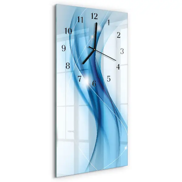 Horloge verticale en verre Modèle