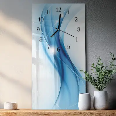 Horloge verticale en verre Modèle