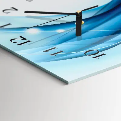 Horloge verticale en verre Modèle