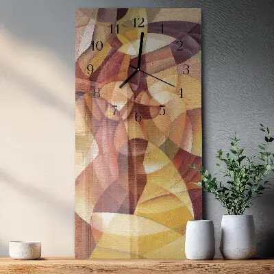 Horloge verticale en verre Modèle