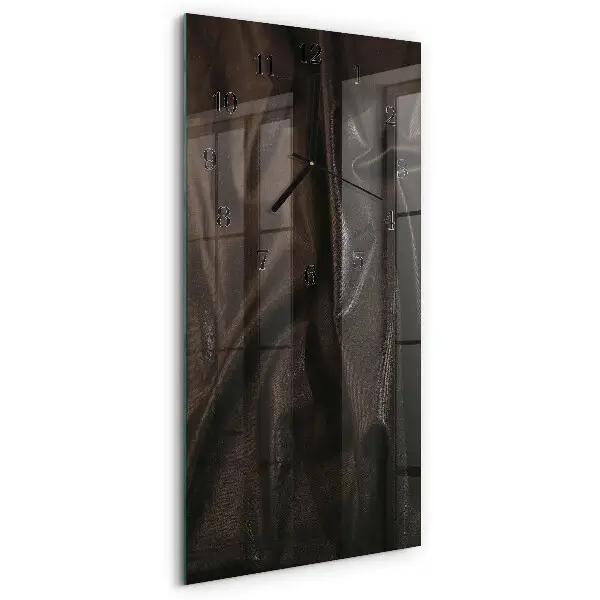 Horloge verticale en verre Velours