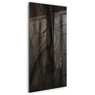 Horloge verticale en verre Velours