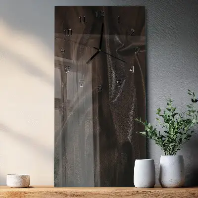Horloge verticale en verre Velours
