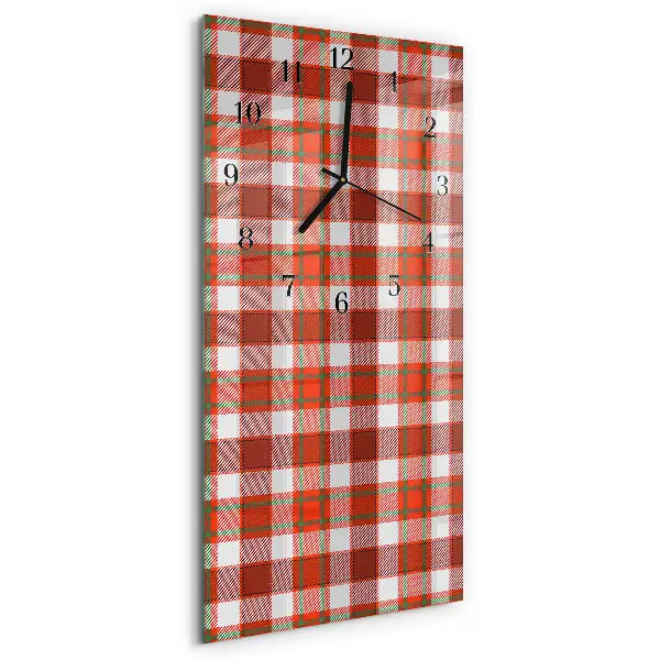 Horloge verticale en verre Filet